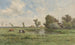 Prairie con mucche - Willem Roelofs — vista dell’opera