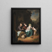 La Sainte Famille e San Giovanni Battista - Willem van Mieris — quadro incorniciato alla parete