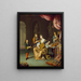 Il suonatore di lira - Willem van Mieris — quadro incorniciato alla parete