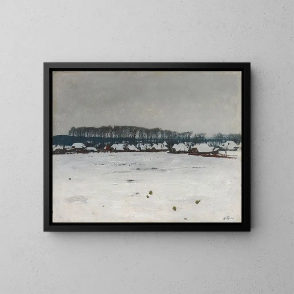 Paesaggio invernale - Willem Witsen — quadro incorniciato alla parete