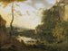 Paesaggio italiano con una piscina - Willem de Heusch — vista dell’opera