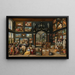 Apelle che dipinge Campaspe - Willem van Haecht — quadro incorniciato alla parete