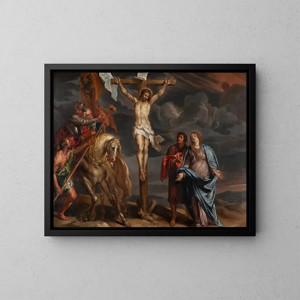 La Crucifixion - Willem van Herp — quadro incorniciato alla parete