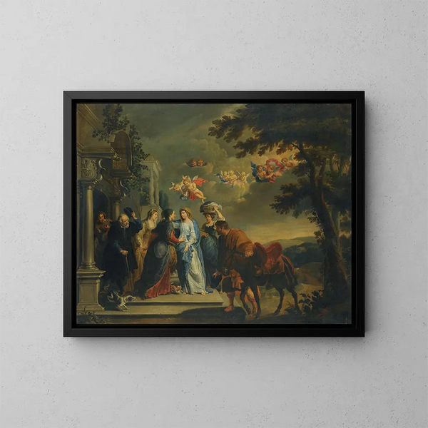 La Visitation - Willem van Herp — quadro incorniciato alla parete