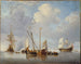 Un calme - Willem van de Velde il Giovane — vista dell’opera