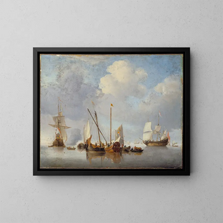 Willem van de Velde the Younger - A Calm.webp