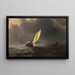 Prima della tempesta - Willem van de Velde il Giovane — quadro incorniciato alla parete