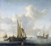 Bateaux davanti alla costa - Willem van de Velde il Giovane — vista dell’opera