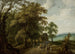Paesaggio con viaggiatori sulla strada - Willem van den Bundel — vista dell’opera