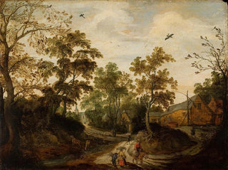 Vista di un villaggio - Willem van den Bundel — vista dell’opera