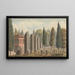 Cimitero circondato da colonne in rovina e pini, Turchia - Willey Reveley — quadro incorniciato alla parete