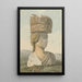Buste senza volto di una statua che sostiene un capitello rotto sulla testa - Willey Reveley — quadro incorniciato alla parete