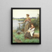 In attesa del traghetto - William Affleck — quadro incorniciato alla parete