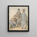 Tre venditrici di strada cinesi - William Alexander — quadro incorniciato alla parete