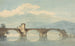 Un pont sur l'Arno - William Alfred Delamotte — vista dell’opera