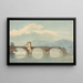 Un pont sur l'Arno - William Alfred Delamotte — quadro incorniciato alla parete