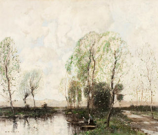 William Alfred Gibson - A quiet backwater.webp