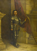 Ritratto di un gentiluomo in armatura - William Anstey Dolland — vista dell’opera
