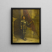 Ritratto di un gentiluomo in armatura - William Anstey Dolland — quadro incorniciato alla parete