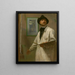 Autoritratto - William Auerbach-Levy — quadro incorniciato alla parete