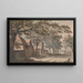 Broom House, Fulham, Londra - William Augustus Barron — quadro incorniciato alla parete