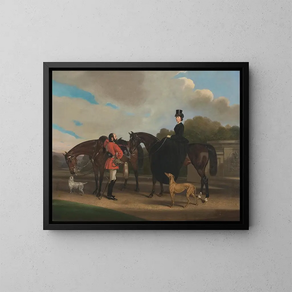 Lord et Lady Twemlow - William Barraud — quadro incorniciato alla parete