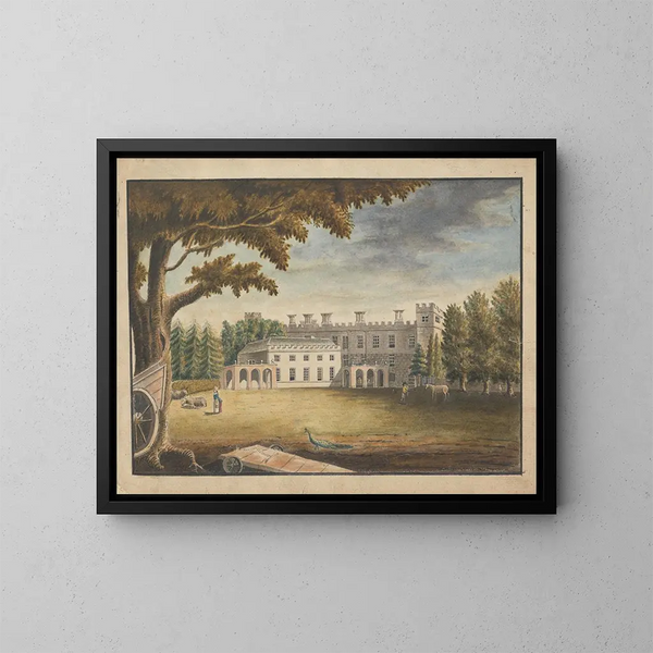 Maison de Syon a Londra - William Beilby — quadro incorniciato alla parete