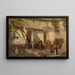 Scène di strada araba - William Birdsall Gifford — quadro incorniciato alla parete