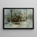 Calma Pomeriggio d'Inverno - William Bliss Baker — quadro incorniciato alla parete