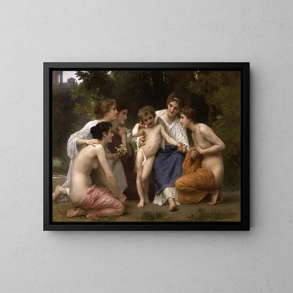 Admiration - William Bouguereau — quadro incorniciato alla parete