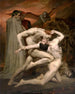 Dante e Virgilio nell'inferno - William Bouguereau — vista dell’opera