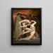 Dante e Virgilio nell'inferno - William Bouguereau — quadro incorniciato alla parete