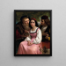 Tra la ricchezza e l'amore - William Bouguereau — quadro incorniciato alla parete