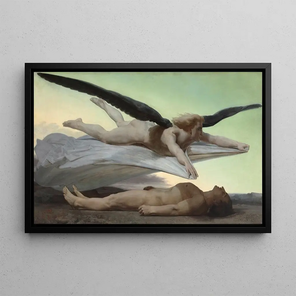 L'uguaglianza di fronte alla morte - William Bouguereau — quadro incorniciato alla parete