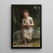 La Liseuse - William Bouguereau — quadro incorniciato alla parete