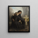 Il giorno dei morti - William Bouguereau — quadro incorniciato alla parete