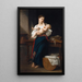 Prime carezze - William Bouguereau — quadro incorniciato alla parete
