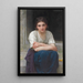 Rêverie sur le seuil - William Bouguereau — quadro incorniciato alla parete