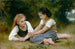 Le raccoglitrici di noci - William Bouguereau — vista dell’opera