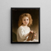 Le Livre d'Histoire - William Bouguereau — quadro incorniciato alla parete