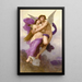 L'Enlèvement de Psyché - William Bouguereau — quadro incorniciato alla parete