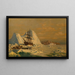 Un incidente di caccia alla balena - William Bradford — quadro incorniciato alla parete