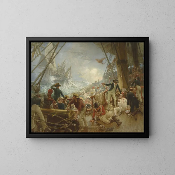 La Mort de Nelson - William Brassey Hole — quadro incorniciato alla parete