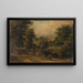 Un paesaggio - William Brocas — quadro incorniciato alla parete