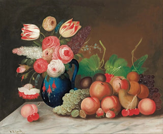 Nature morte con frutta e fiori - William Buelow Gould — vista dell’opera