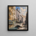 Barataria Canal de Venise - William Callow — quadro incorniciato alla parete