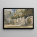 Scala da Giardino Haddon Hall - William Callow — quadro incorniciato alla parete