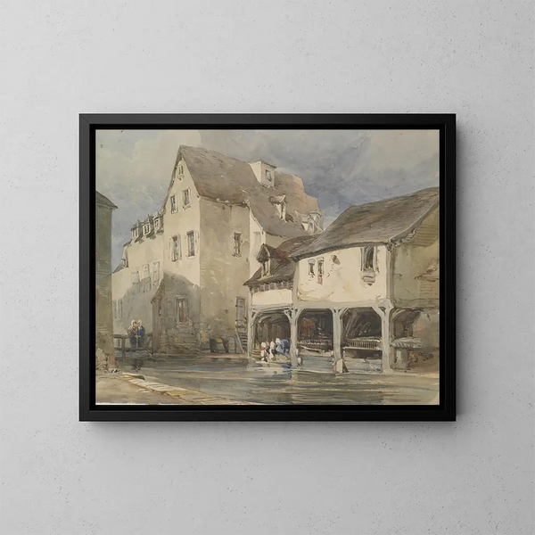 Moulin Saint-Lavoir à Chartres - William Callow — quadro incorniciato alla parete