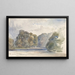 sul Wharfe, abbazia di Bolton - William Callow — quadro incorniciato alla parete