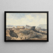 Cantiere navale di Plymouth dopo l'incendio - William Callow — quadro incorniciato alla parete